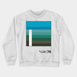 Lowdown / Minimalist Graphic Artwork Design Crewneck Sweatshirt